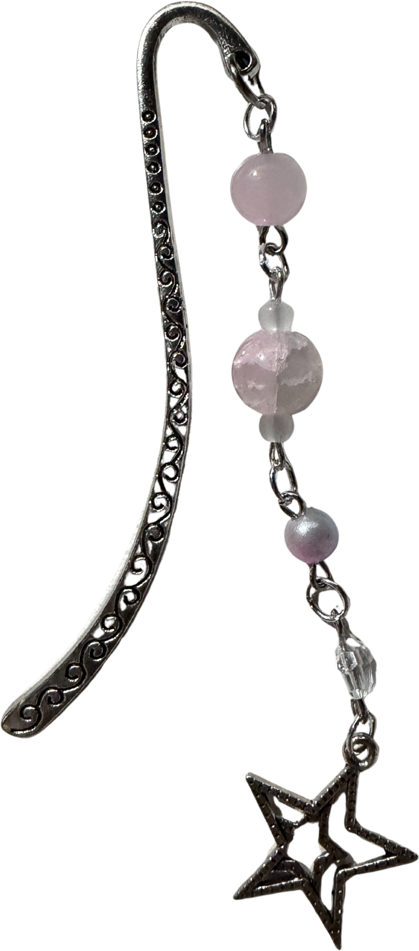 pink and star bookmark charms pink and star bookmark charms