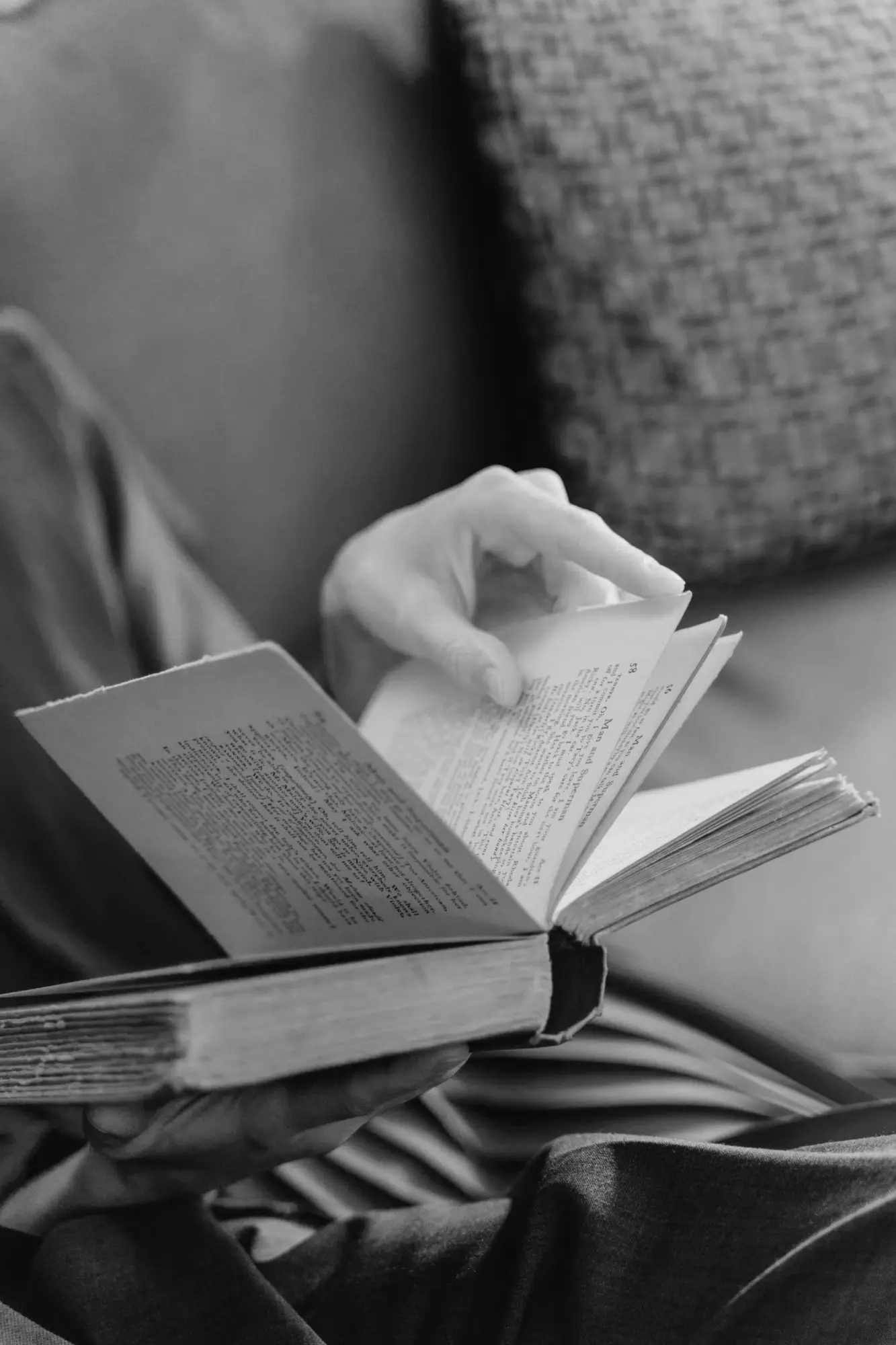 woman reading